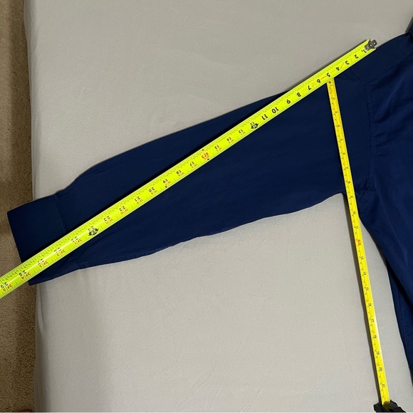 Calvin Klein long sleeves buttons down shirt blue navy size 15.5 - 34/35 - Picture 9 of 9